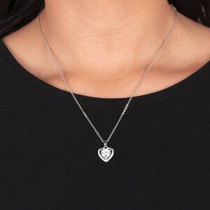 Paparazzi Jewelry Accessories - Effulgently Engaged - White Necklace - Vintage